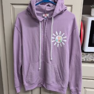 Lavender Hoodie with Sun Design